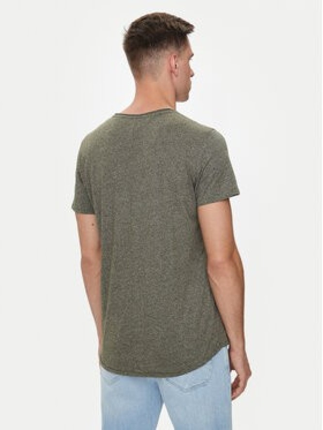 Tommy Jeans T-Shirt Jaspe DM0DM09587 Zielony Slim Fit