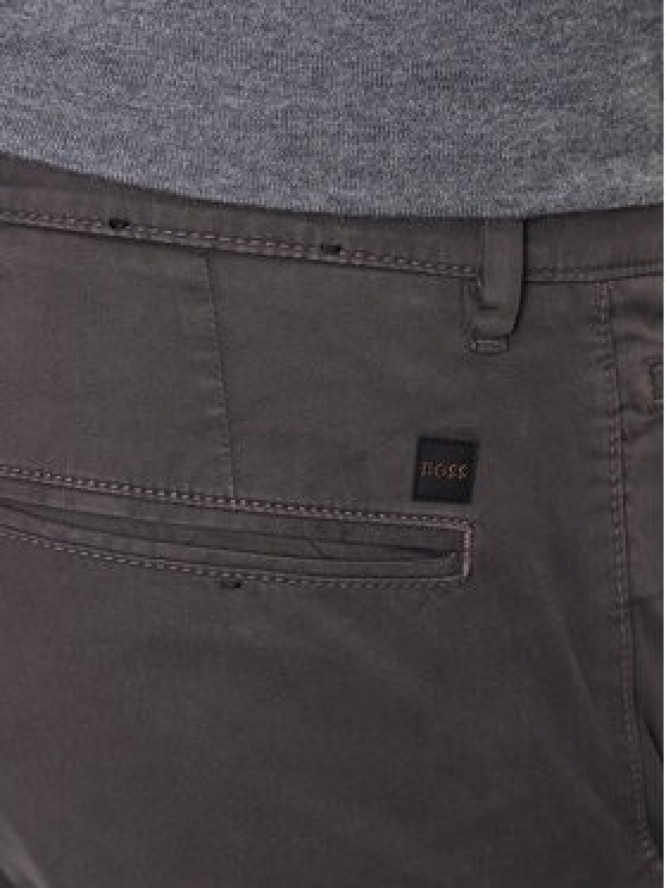 Boss Spodnie materiałowe 50470813 Szary Slim Fit