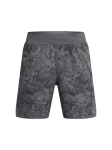 Spodenki do biegania męskie Under Armour UA Launch Pro 7'' Printed Shorts - szare