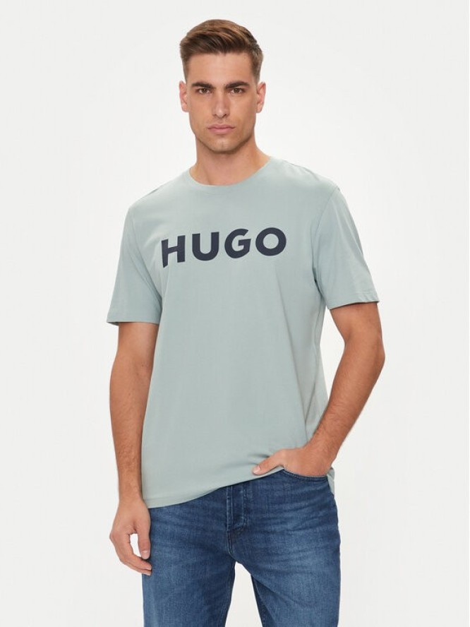 Hugo T-Shirt Dulivio 50467556 Zielony Regular Fit