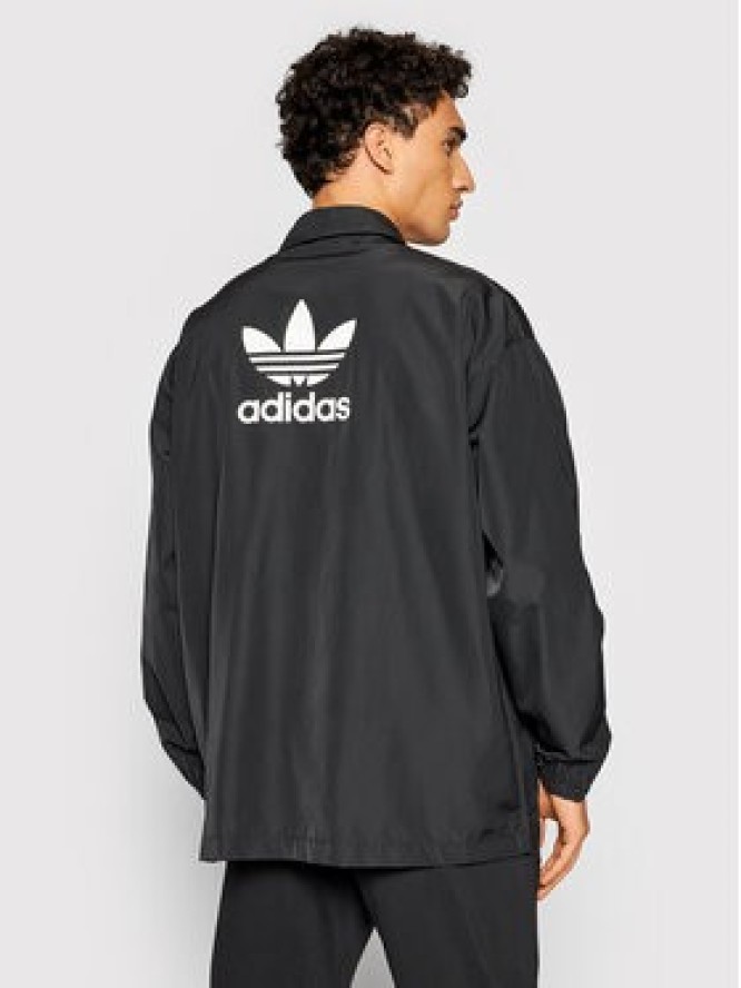 adidas Kurtka przejściowa adicolor Classics Trefoil H09129 Czarny Loose Fit