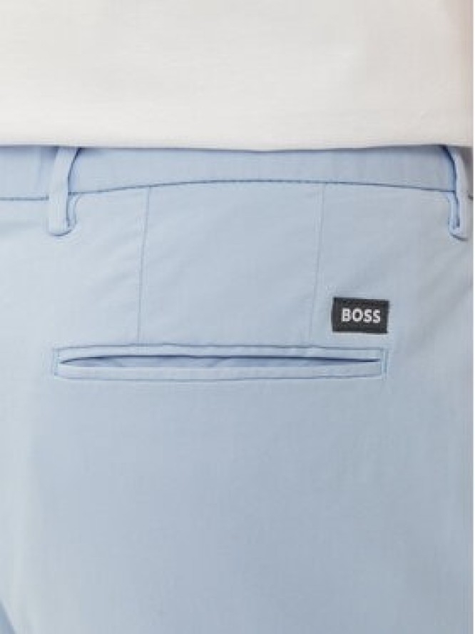 Boss Chinosy Kaito1 50487966 Błękitny Slim Fit