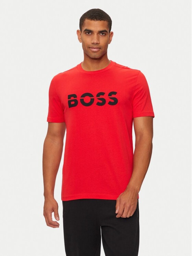 Boss T-Shirt 50525208 Czerwony Regular Fit