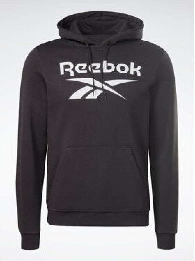 Reebok Bluza Identity Stacked Logo H54802 Czarny Regular Fit