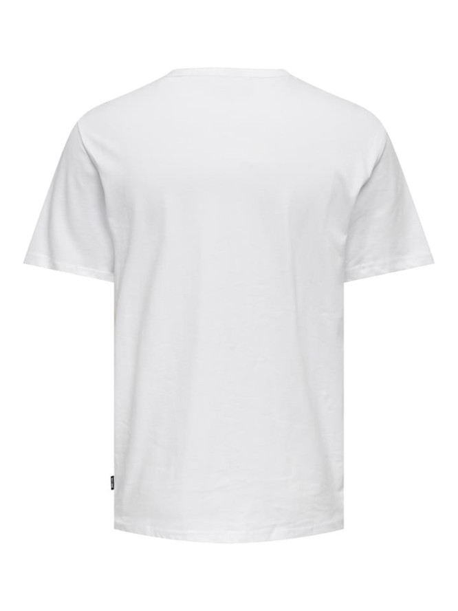 ONLY & SONS Koszulka w kolorze białym rozmiar: S
