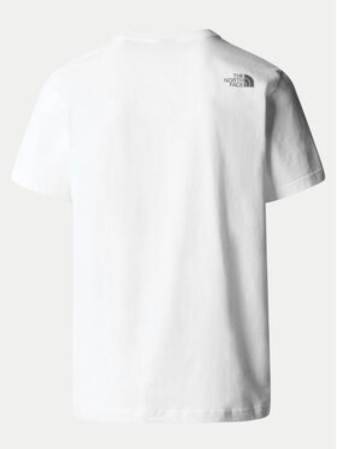 The North Face T-Shirt Mountain Line NF0A87NT Biały Regular Fit