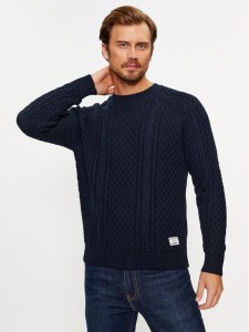 Pepe Jeans Sweter Sly PM702378 Granatowy Regular Fit