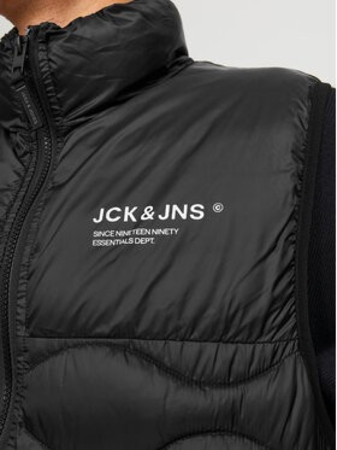 Jack&Jones Kamizelka Noah 12249441 Czarny Regular Fit