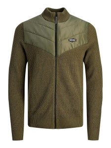 Jack & Jones Sweter rozpinany w kolorze oliwkowym rozmiar: S