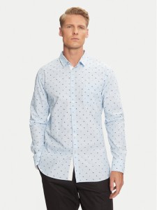 Boss Koszula Magneton_1 50431309 Niebieski Slim Fit