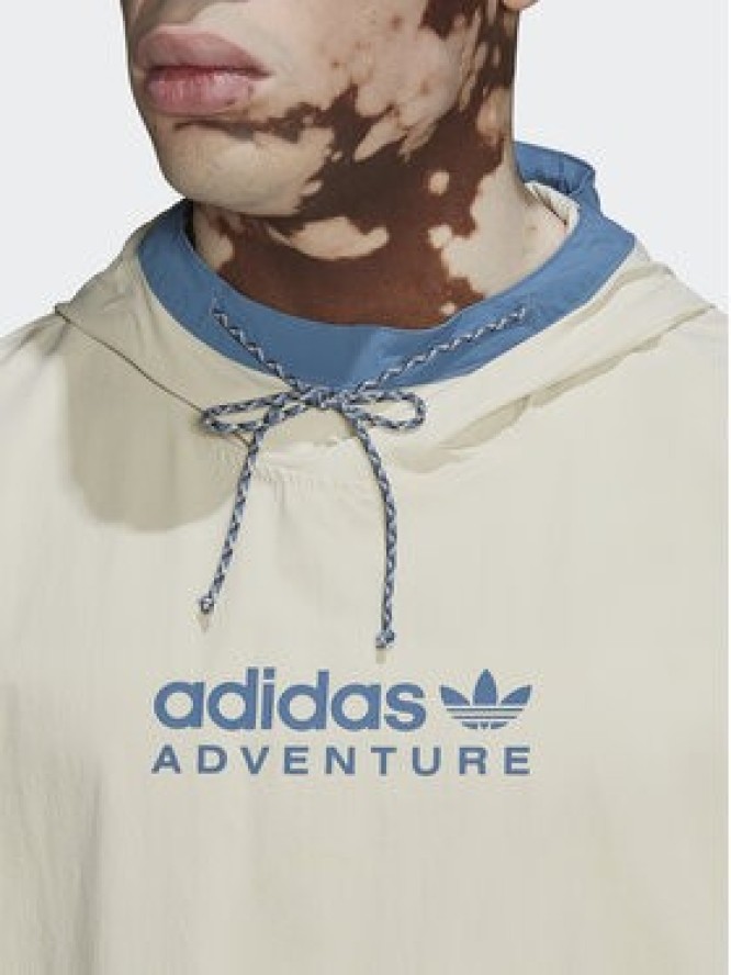 adidas Bluza Adventure Trail HK4985 Écru Relaxed Fit