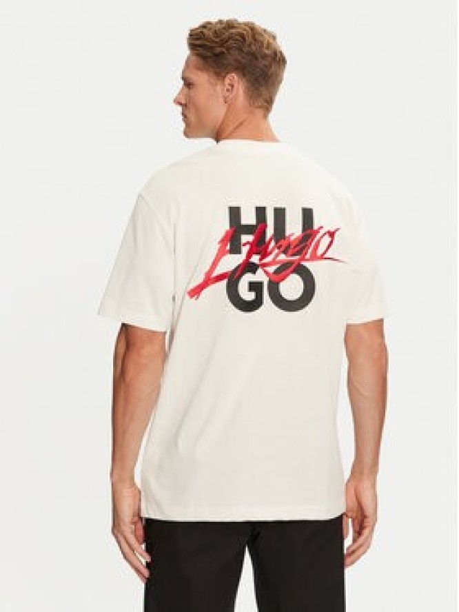 Hugo T-Shirt Dlogotee 50527926 Écru Relaxed Fit