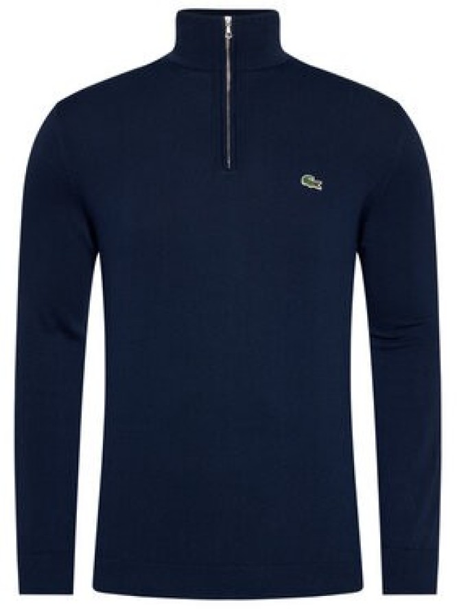 Lacoste Sweter AH1980 Granatowy Classic Fit