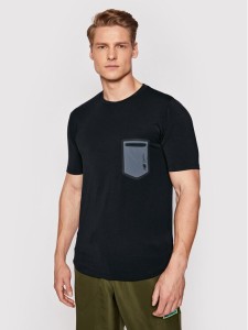 New Balance T-Shirt MT03173 Czarny Regular Fit