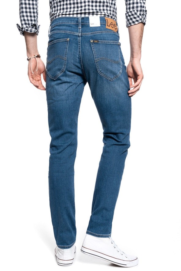 LEE AUSTIN MĘSKIE SPODNIE JEANSOWE MID WORN IN RAY L733NOWH