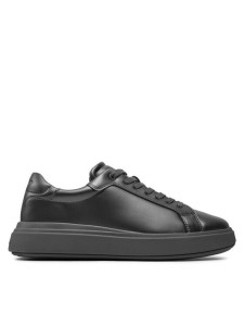 Calvin Klein Sneakersy Low Top Lace Up Shine HM0HM01390 Czarny