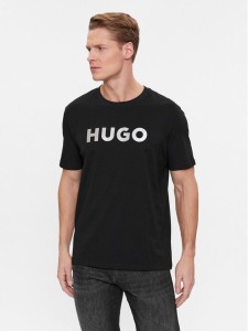 Hugo T-Shirt Dulivio 50506996 Czarny Regular Fit