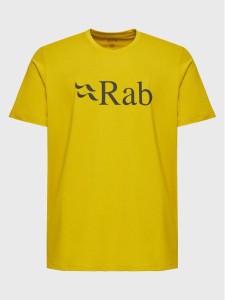 Rab T-Shirt Stance Logo QCB-08-SU Pomarańczowy Regular Fit