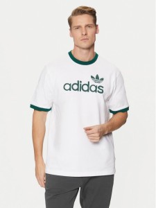 adidas T-Shirt Simple JC8371 Biały Regular Fit