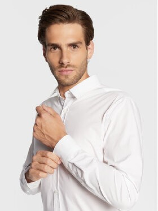 Hugo Koszula Elisha02 50479396 Biały Extra Slim Fit