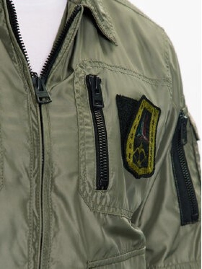 Aeronautica Militare Kurtka przejściowa 231AB2071CT3081 Zielony Regular Fit