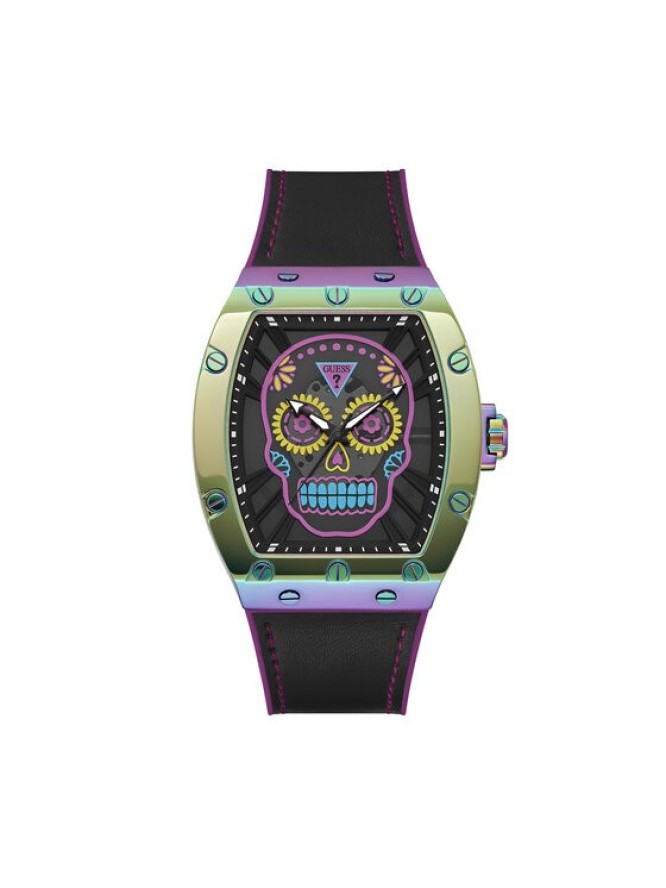 Guess Zegarek Day of The Dead Santa Muerte GW0506G2 Czarny