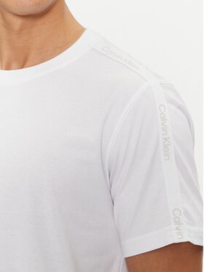 Calvin Klein Performance T-Shirt 00GMS4K187 Biały Regular Fit