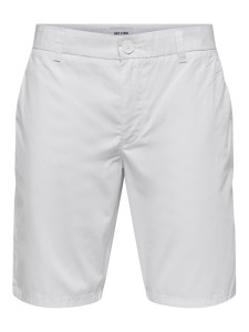 Only & Sons Szorty materiałowe Skal 22034682 Écru Slim Fit