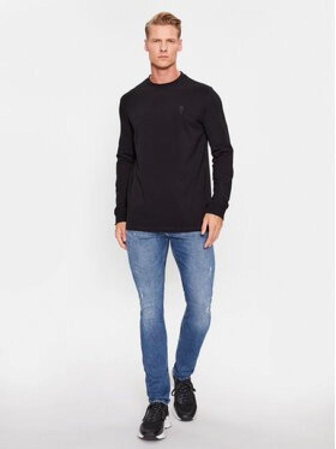 KARL LAGERFELD Longsleeve 755028 534221 Czarny Regular Fit