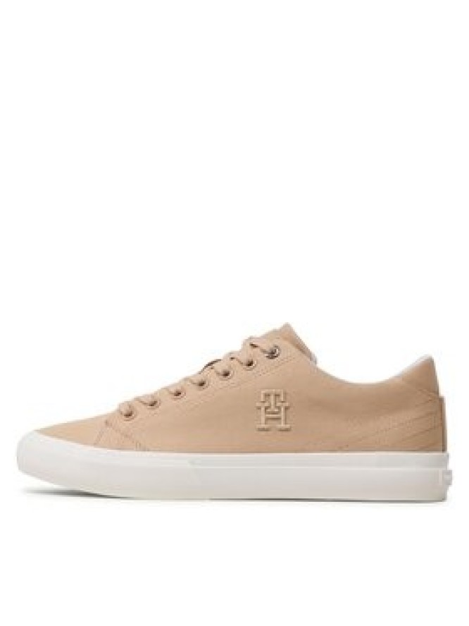 Tommy Hilfiger Tenisówki Th Hi Vulc Street Low Veg Dyes FM0FM04688 Brązowy