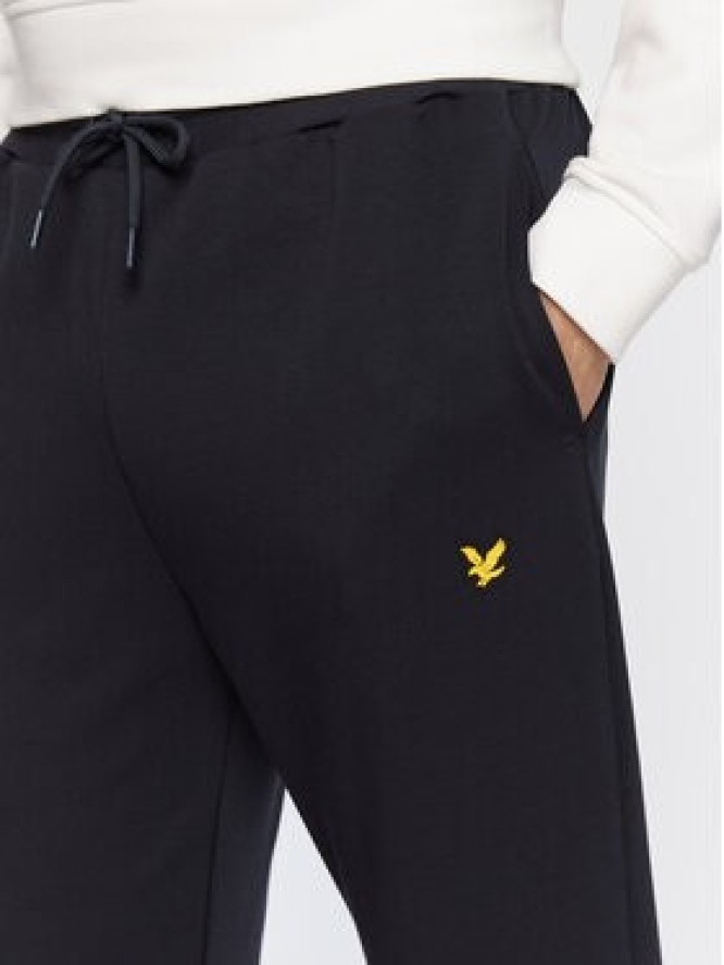 Lyle & Scott Spodnie dresowe Fly TR1484SPTR Granatowy Slim Fit