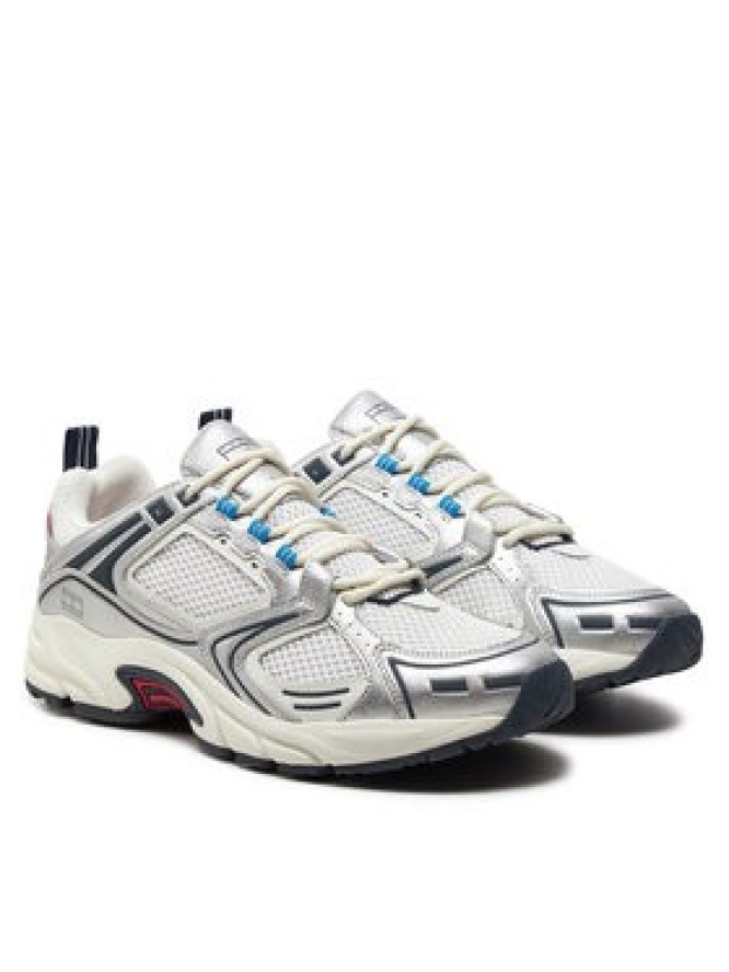 Tommy Jeans Sneakersy Archive Retro Runner EM0EM01486 Srebrny