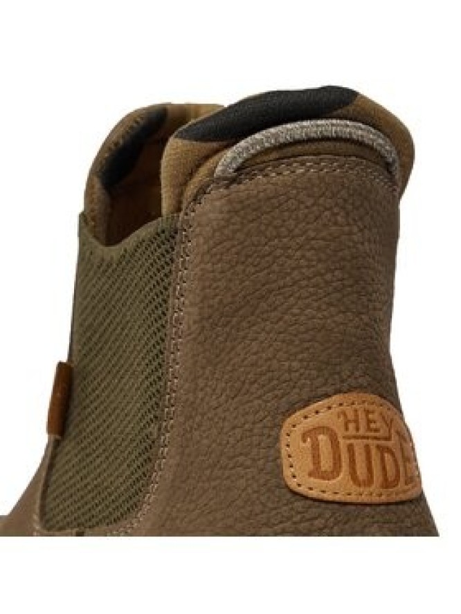 Hey Dude Sztyblety Branson Boot M Craft Leather 40187-337 Brązowy