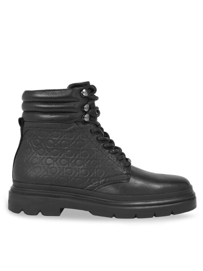 Calvin Klein Trapery Combat Boot Mono HM0HM01211 Czarny