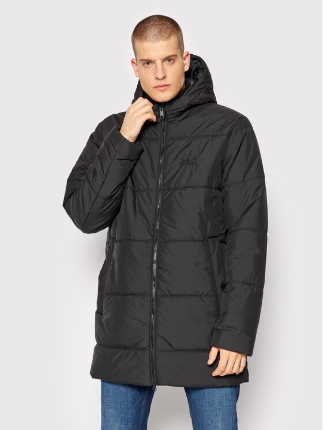 Jack Wolfskin Kurtka puchowa North York 1206381 Czarny Regular Fit