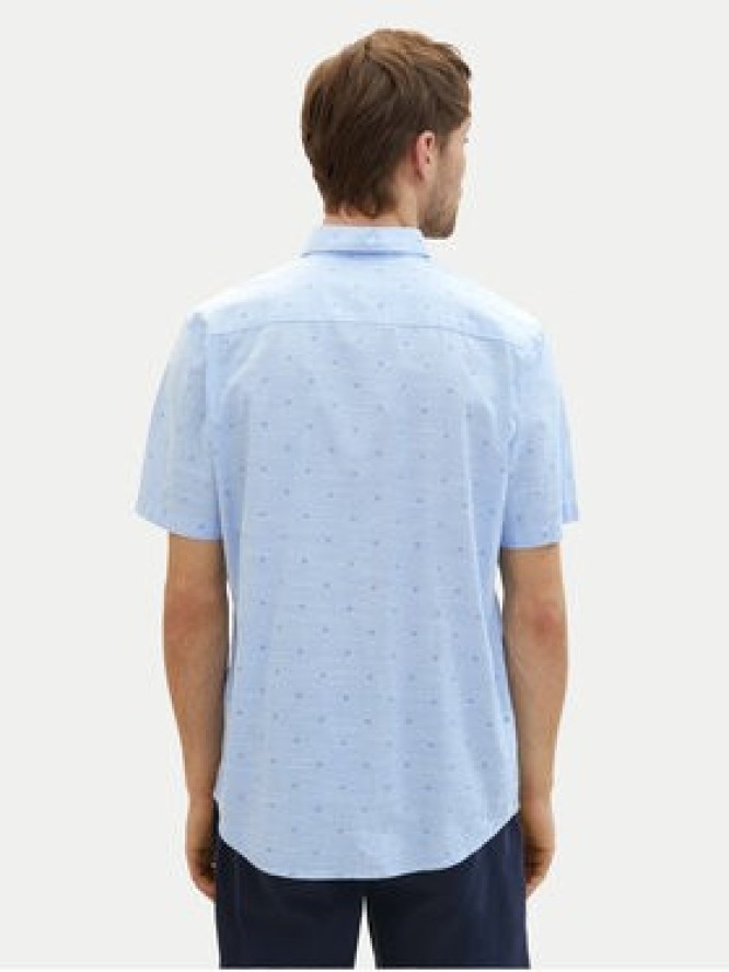 Tom Tailor Koszula 1040138 Niebieski Regular Fit