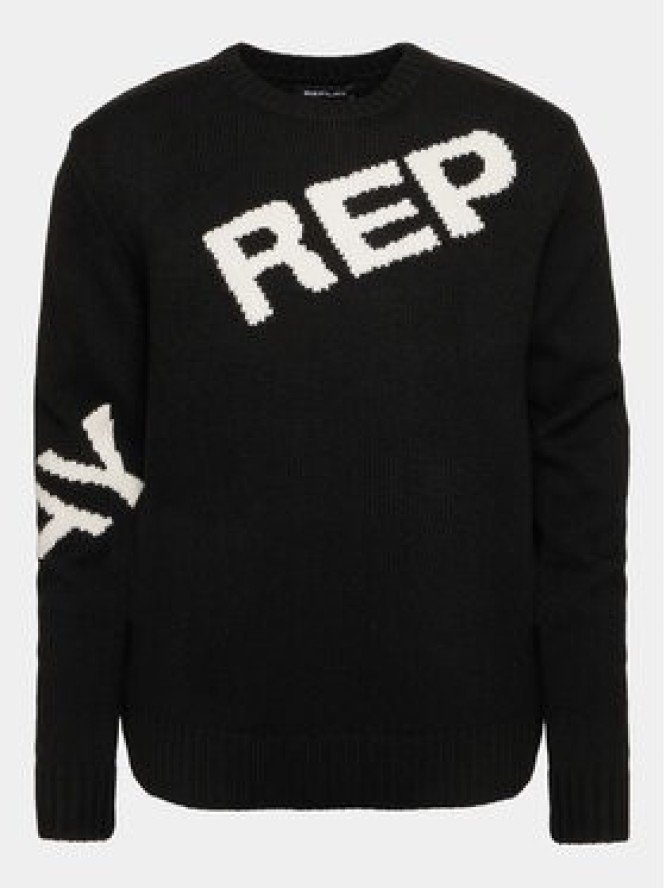 Replay Sweter UK2514.000.G2897J Czarny Regular Fit