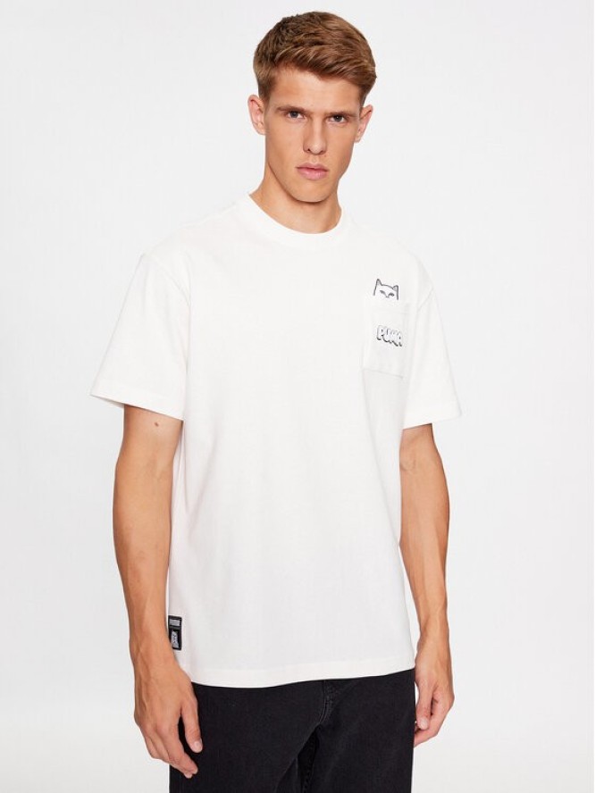 Puma T-Shirt Puma X Ripndip 622195 Écru Relaxed Fit