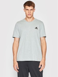 adidas T-Shirt Essentials FeelComfy Sport Inspired HE1808 Szary Regular Fit
