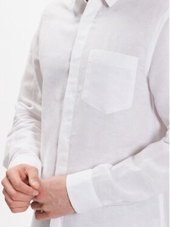 Calvin Klein Koszula K10K108664 Biały Regular Fit