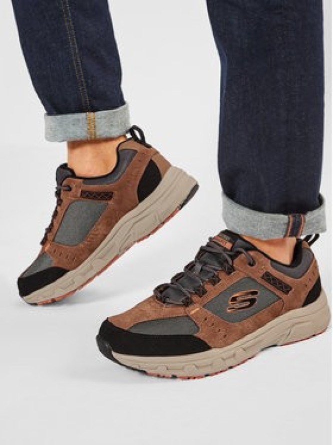 Skechers Trapery Oak Canyon 51893/BRBK Brązowy