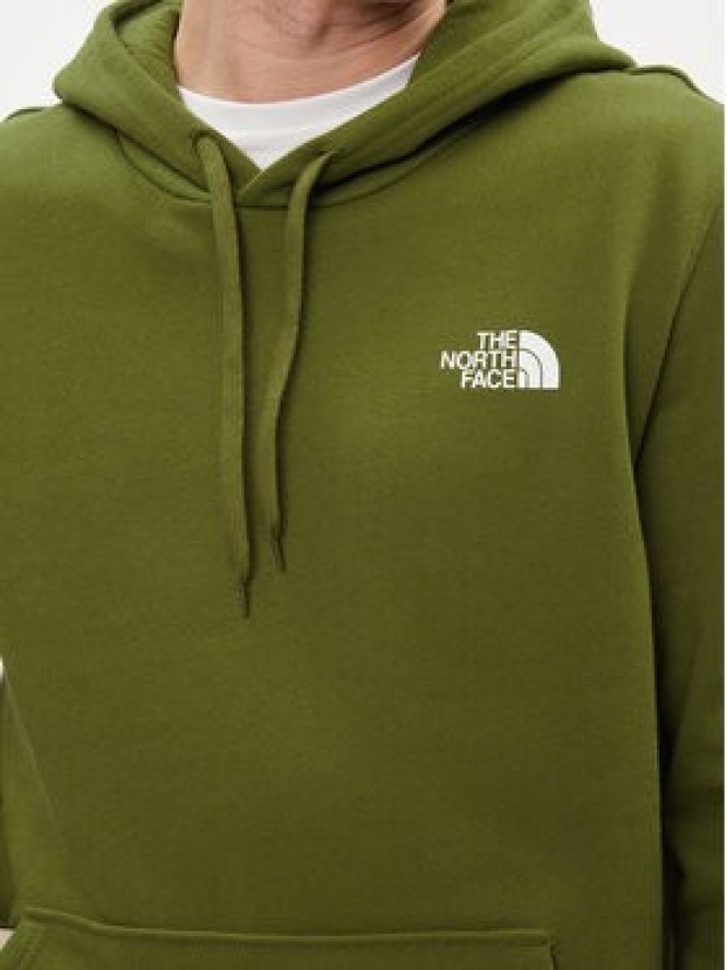 The North Face Bluza Simple Dome NF0A7X1J Zielony Regular Fit