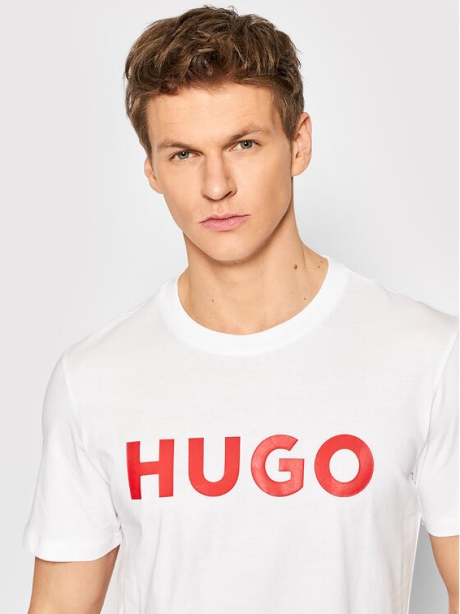 Hugo T-Shirt Dulivio 50467556 Biały Regular Fit