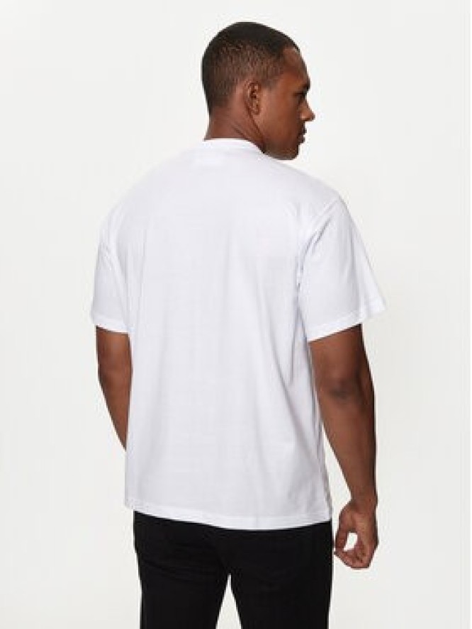 Versace Jeans Couture T-Shirt 76GAHL01 Biały Regular Fit