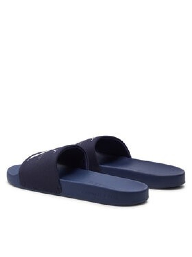 Calvin Klein Jeans Klapki Slide Monogram Co YM0YM00061 Granatowy