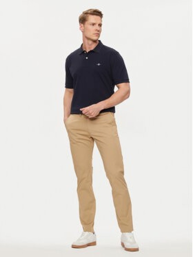 Gant Chinosy Af Tapered 1505317 Beżowy Regular Fit