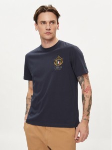 Aeronautica Militare T-Shirt 241TS2220J641 Granatowy Regular Fit