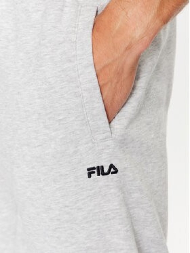 Fila Spodnie dresowe FAM0342 Szary Regular Fit