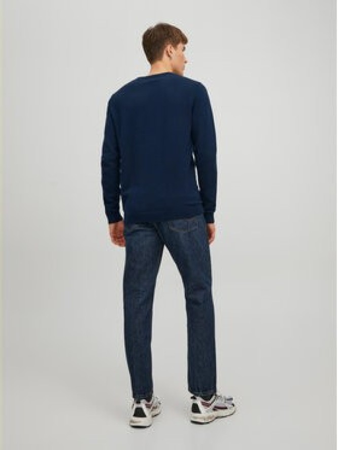 Jack&Jones Sweter 12137190 Granatowy Regular Fit