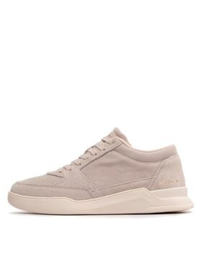 Tommy Hilfiger Sneakersy Elevated Mid Cup Suede FM0FM04134 Beżowy